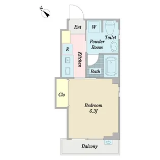 フラットスプリング【3階】の間取り
