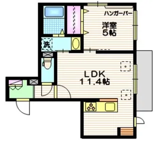 Verisa Kamiyoga【1階】の間取り