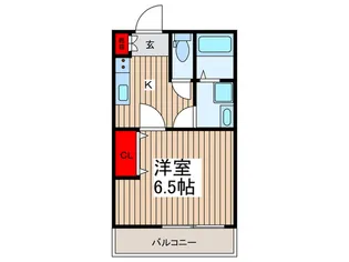 BELLE CREST【2階】の間取り