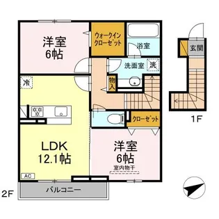 せざんぬ【2階】の間取り