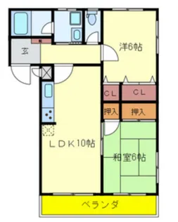 グランパディエ【2階】の間取り