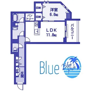 プラッツ長後【2階】の間取り