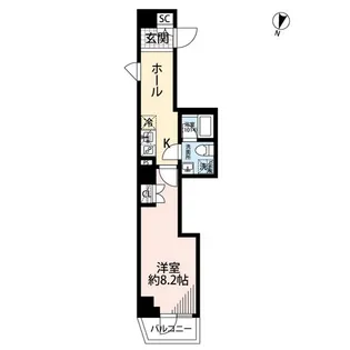 プレール・ドゥーク池上II【11階】の間取り