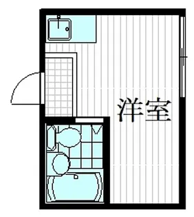 多摩川第三コーポ【1階】の間取り