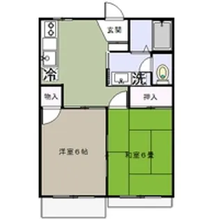 ドミールJOY【1階】の間取り