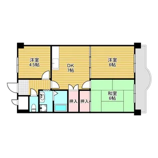 エレガンス村上【3階】の間取り