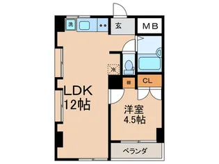 アライハイツ【3階】の間取り