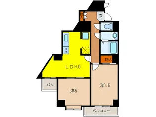 ライオンズマンション西明石【10階】の間取り
