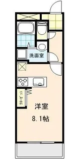Riche鶴山(リシェ)【3階】の間取り