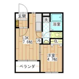 フェルメ i【2階】の間取り