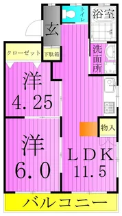 阿出川荘【2階】の間取り
