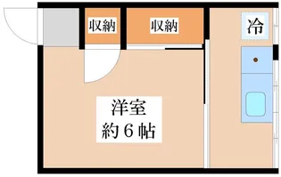 大津荘【2階】の間取り