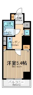 ダイヤモンドタワー鶴見【9階】の間取り