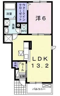 マーヴェラスII【1階】の間取り