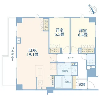 サンウッド石神井公園テラス【3階】の間取り