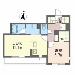 ベレオ カヘ【1階】の間取り