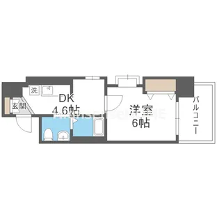 東小橋II番館【8階】の間取り
