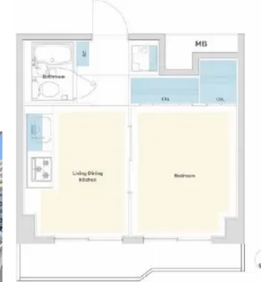 日商岩井日本橋浜町マンション【6階】の間取り