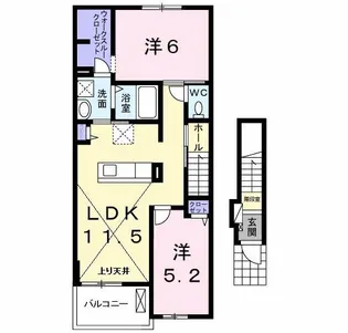 セイバリー11【2階】の間取り