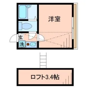 スプリングシャンテII【2階】の間取り