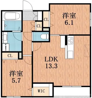 Norra Faltet【3階】の間取り