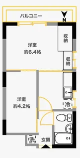 笹塚サニーレジデンス【3階】の間取り