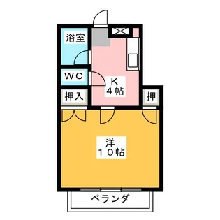 CASAマサキA【1階】の間取り