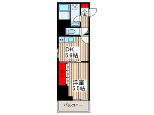 リーフシティ市川ザレジデンス【9階】の間取り