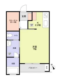 ウッドマンション・ホープ【1階】の間取り