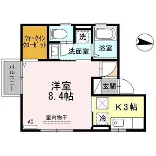 メゾン室町【1階】の間取り