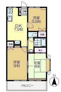 大崎台長澤マンション【2階】の間取り