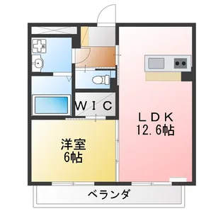 La casa萌樹【3階】の間取り