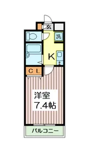 RISE AKATSUKA(ライズ赤塚)【3階】の間取り