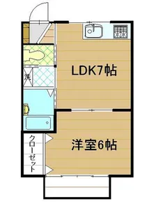 ヴィラージュ飯田N【2階】の間取り