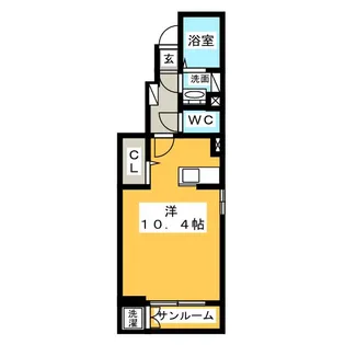 NINA 館II【1階】の間取り