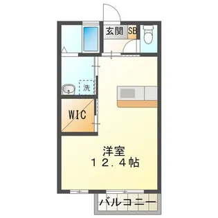 ヴァンフルール B【2階】の間取り