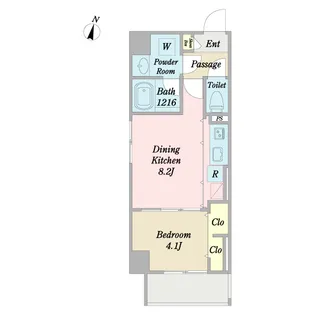 スターマーク【4階】の間取り