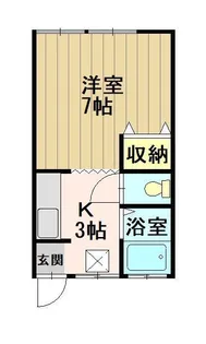 桔梗野ハイムII【1階】の間取り