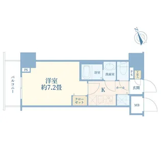 グランド・ガーラ銀座【4階】の間取り