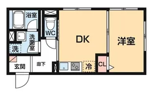 ハーモニーフラッツ神楽坂【3階】の間取り