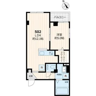 Yushima KWD 7【5階】の間取り