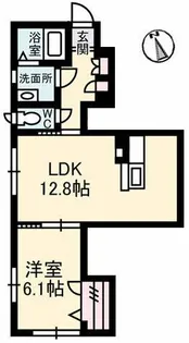ヴィラージュ・エスト【1階】の間取り