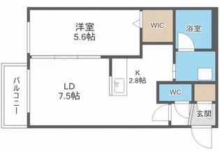ステージア白石中央【3階】の間取り