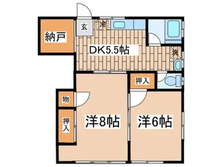 第二湘和荘【2階】の間取り