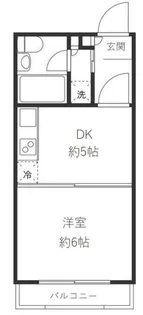 ロ・カーサ中目黒【2階】の間取り
