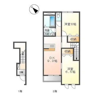 ウッド・カービング【2階】の間取り