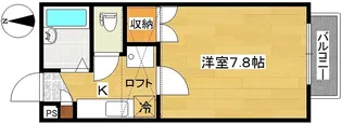 メゾン長命ヶ丘【1階】の間取り