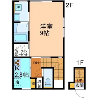 グランノア掛尾 A棟【2階】の間取り