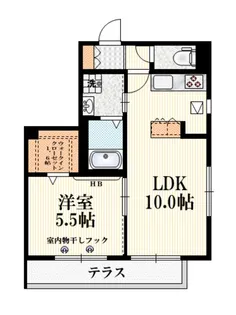 アペゼ吉祥寺【1階】の間取り