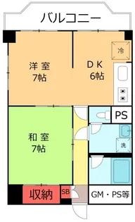 シャンボール新松戸【5階】の間取り